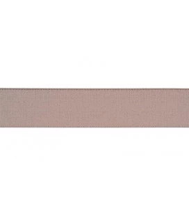 Pudder ensfarvet elastik 4cm