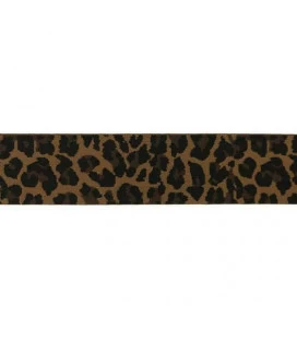 Brun leopard elastik 4cm