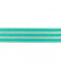 undertøjselastik 40 mm mint med sølv striber bred elastik til undertøj