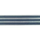 Undertøjselastik 40 mm (4 cm) petrol med sølv striber – bred elastik til undertøj og linning
