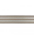 undertøjselastik 40 mm taupe med sølv striber bred elastik til undertøj og boxershorts