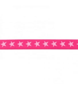 Fuchsia stjerneelastik 2 cm