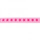 Undertøjselastik 2 cm – Lys pink med pink stjerner
