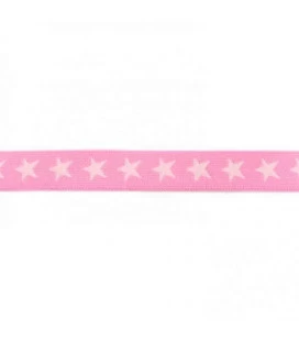 Lys pink no. 2 stjerneelastik 2cm
