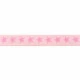 Undertøjselastik 2 cm – Pink med lys pink stjerner
