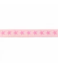 Lyserød stjerneelastik 2 cm
