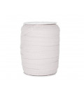 OFF WHITE foldeelastik med tungekant
