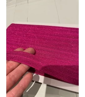 FOLDEELASTIK FUCHSIA MED GLIMMER 