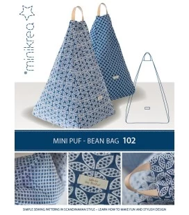 Minikrea 102 - Mini puf/Bean bag symønster