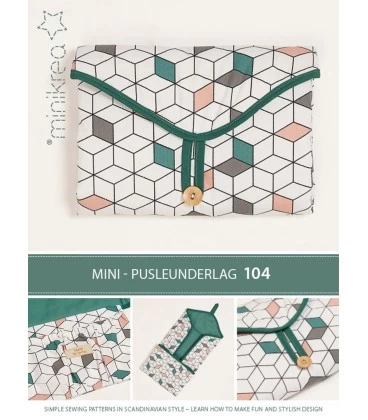 Minikrea 104 - Mini pusleunderlag symønster 