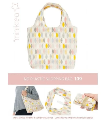 Minikrea 109 - No Plastik Shopping Bag symønster