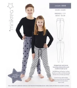 Minikrea 33335 - Joggers symønster til børn - Str. 2-12 år