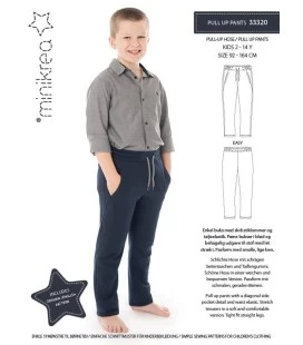 Minikrea 33320 - Bukser symønster til børn - Str.2-14 år