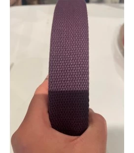 Gjordbånd 32 mm lilla – kraftigt taskebånd 80% bomuld
