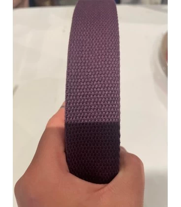 Gjordbånd 32 mm lilla – kraftigt taskebånd 80% bomuld
