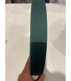Gjordbånd 32 mm petrol – kraftigt taskebånd 80% bomuld
