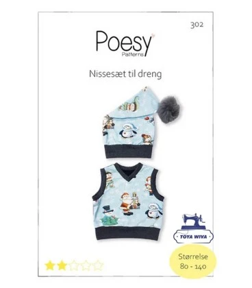 NISSEDRENGE SÆT POESY PATTERNS NR. 302 