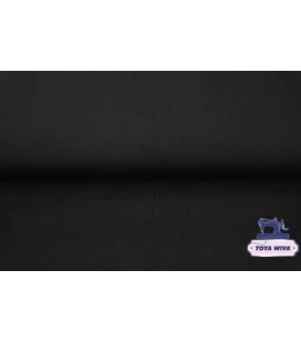 Økotex 100 ensfarvet bomuldsjersey 220 g/m² – Sort
