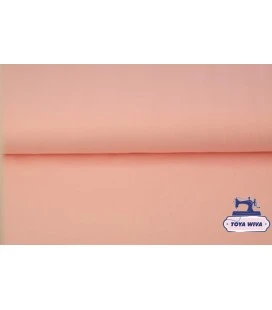 lys fersken rundstrikket rib peach bomuldsrib til kanter