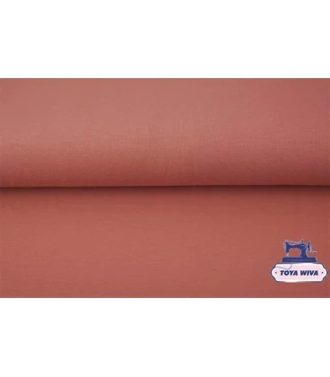 mørk gammelrosa rundstrikket rib støvet rosa bomuldsrib til kanter