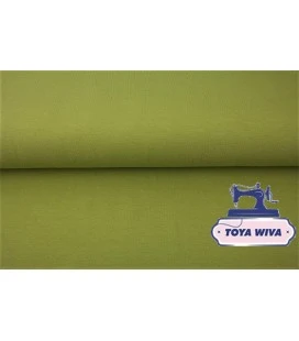 khaki rundstrikket rib bomuldsrib til kanter og halsrib