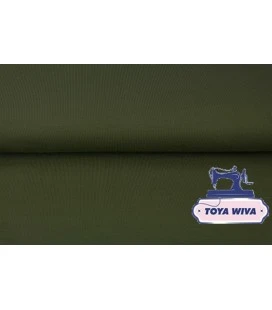 Økotex 100 ensfarvet bomuldsjersey 220 g/m² – Dyb armygrøn
