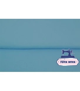 Økotex 100 ensfarvet bomuldsjersey 220 g/m² – Lys blå
