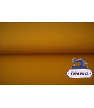 Økotex 100 ensfarvet bomuldsjersey 220 g/m² – Mustard
