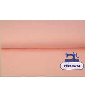 Økotex 100 ensfarvet bomuldsjersey 220 g/m² – Lys fersken
