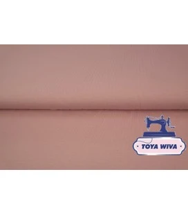 Økotex 100 ensfarvet bomuldsjersey 220 g/m² – Gammelrosa

