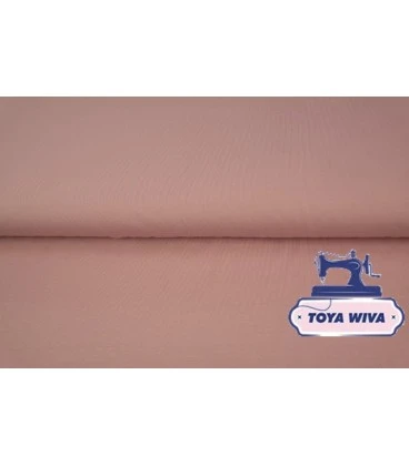 Økotex 100 ensfarvet bomuldsjersey 220 g/m² – Gammelrosa
