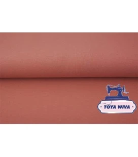 Økotex 100 ensfarvet bomuldsjersey 220 g/m² – Mørk gammelrosa
