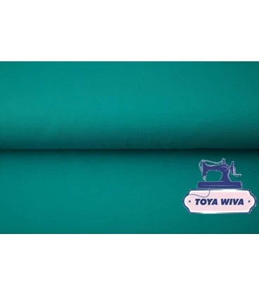 Økotex 100 ensfarvet bomuldsjersey 220 g/m² – Petrol
