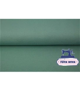 Økotex 100 ensfarvet bomuldsjersey 220 g/m² – Mørk mint
