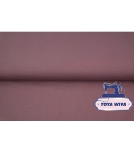 Økotex 100 ensfarvet bomuldsjersey 220 g/m² – Dæmpet blåbær
