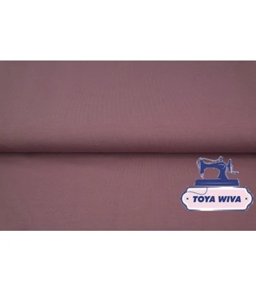 Økotex 100 ensfarvet bomuldsjersey 220 g/m² – Dæmpet blåbær
