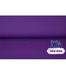 Økotex 100 ensfarvet bomuldsjersey 220 g/m² – Mørk lilla
