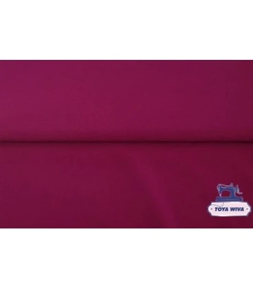 Økotex 100 ensfarvet bomuldsjersey 220 g/m² – Hindbær
