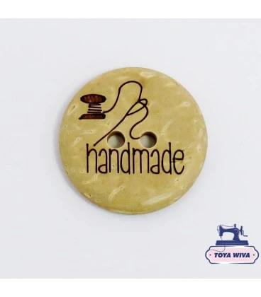 "HANDMADE" TRÆKNAP 36"