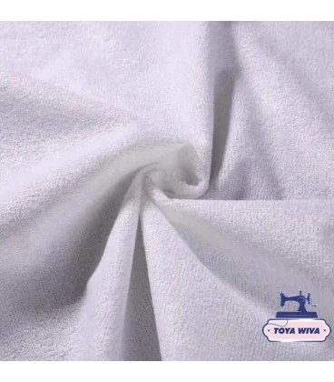 Vådliggerlagen hvid – vandtæt bagside 210 cm bred
