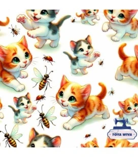 LEGENDE KATTE BOMULDSJERSEY