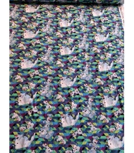 Bomuldsjersey Disney Olaf Frost licensstof