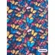 Bomuldsjersey – Farverige sommerfugle