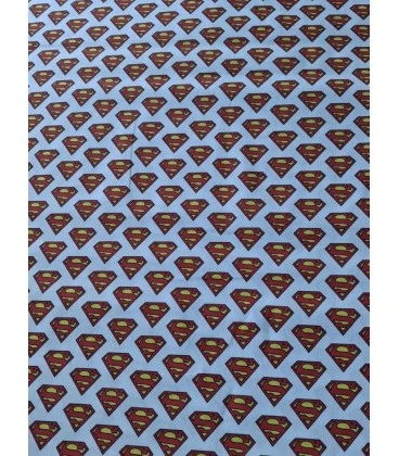 Licensstof med Superman – superhelteprint