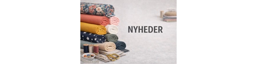 Nyheder – nye metervarer, symønstre og sytilbehør