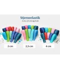 Stjerneelastik – Undertøjselastik med stjerner i 2 cm, 2,5 cm og 4 cm