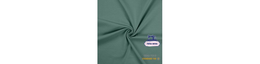 ENSFARVET BOMULDSJERSEY